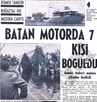 İstanbul Boğazını riske atan gemi kazaları